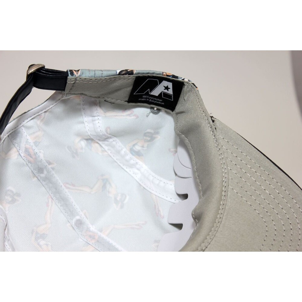 NWT MANHATTAN PROJECT Pinup Sailor Girl Green and Blue Baseball Cap Hat OSFM - Picture 4 of 4